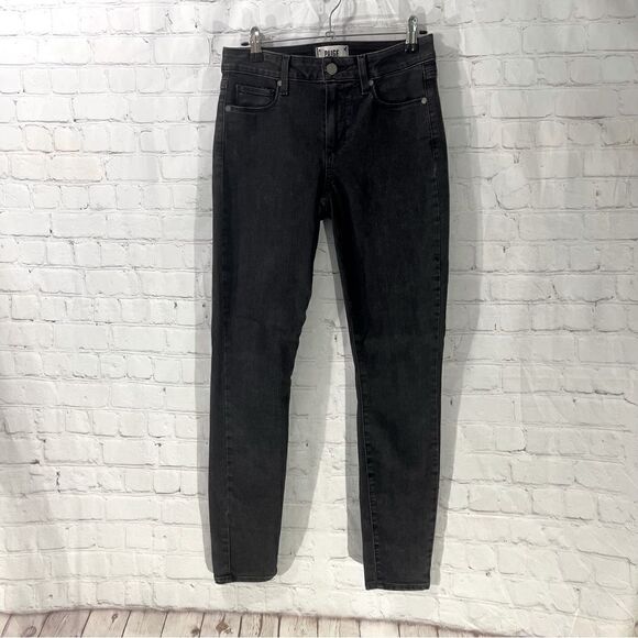 PAIGE Verdugo Ankle 27 Black Straight Pant - Picture 1 of 7